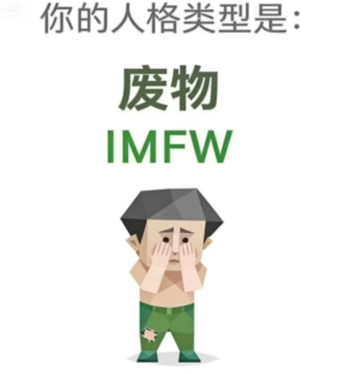 SBTI IMFW 废物 人格类型